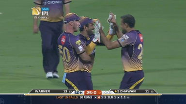 Eliminator: SRH vs KKR – Fall Of Wickets