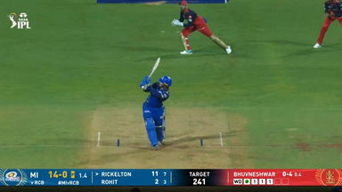 IPL 2026 M20: MI vs RCB - Ryan Rickelton Six