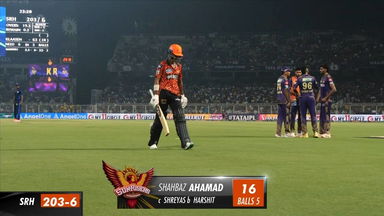 M03: KKR vs SRH – Shahbaz Ahmed Wicket