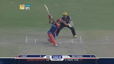 M18: DD vs KKR  – Rishabh Pant Six