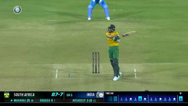 IND vs SA 2022, 1ST T20I: Keshav Maharaj Six