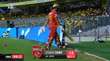 M41: CSK vs PBKS –  Atharva Taide  Wicket