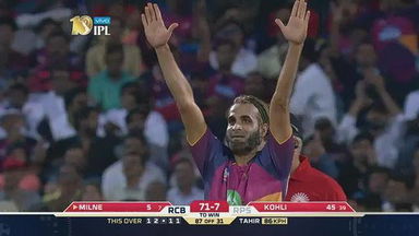 Imran Tahir spins a web with 3/18