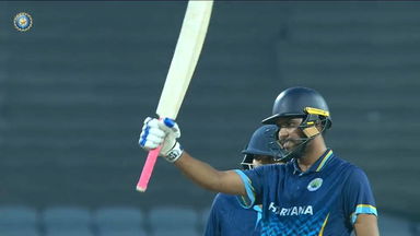 SMAT 2025, Hyderabad vs Haryana: Samant Jakhar provides power-packed finish with 60(22)