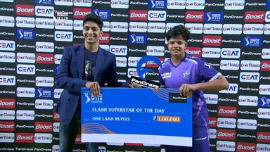M02: SNO vs VEL – Flash Superstar of the Match – Shafali Verma
