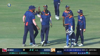 SMAT 2023 QF 3, Mumbai vs Baroda: Fall of Wickets