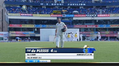 IND vs SA 2019, 3rd Test, Day 3: Faf du Plessis Wicket