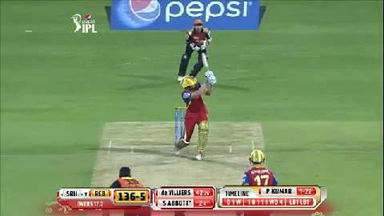 M8: RCB vs SRH – Sean Abbott Six