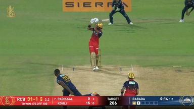 IPL 2026 M34: RCB vs GT - Devdutt Padikkal Six