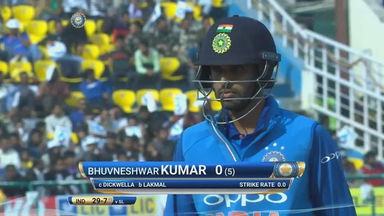 IND vs SL 2017, 1st ODI: Bhuvneshwar Kumar Wicket