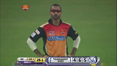 M43: SRH vs KKR – Robin Uthappa Six
