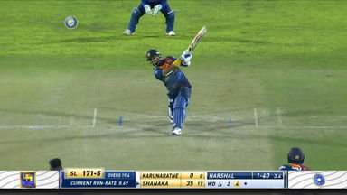 IND vs SL 2022, 2ND T20I: Dasun Shanaka Six