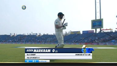 IND vs SA 2019, 2nd Test, Day 4: Aiden Markram Wicket