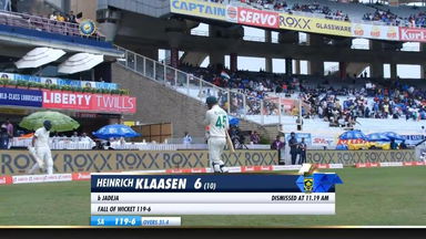 IND vs SA 2019, 3rd Test, Day 3: Heinrich Klaasen Wicket