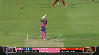 M39: RCB vs RR – Devdutt Padikkal Six