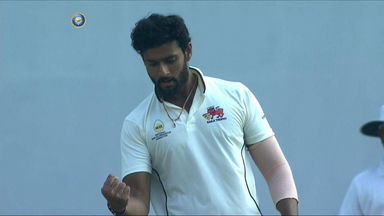 Ranji Trophy QF - Shivam Dube's impressive 5-wicket haul