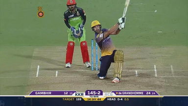 M46: RCB vs KKR – Colin de Grandhomme Six