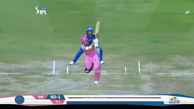 M36: RR vs MI – Steve Smith Six