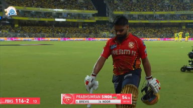 IPL 2025 M49: CSK vs PBKS - Prabhsimran Singh Wicket