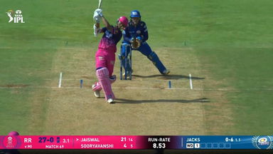IPL 2026 M69: MI vs RR - Yashasvi Jaiswal Six