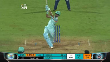 M15: LSG vs DC – Krunal Pandya Six