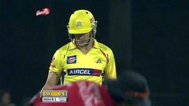 Match 11 CSK vs DD – Vijay's Wicket