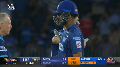 Eliminator: LSG vs MI – Mohsin Khan Wicket