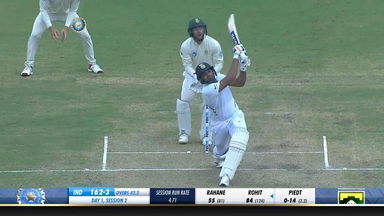 IND vs SA 2019, 3rd Test, Day 1: Rohit Sharma Six