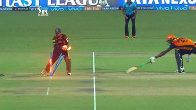 Running Rana runs out Brathwaite