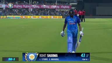 IND vs SA 2022, 2ND T20I: Rohit Sharma  Wicket