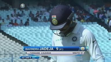 IND vs SL 2017, 1st Test Day 5: Ravindra Jadeja Wicket