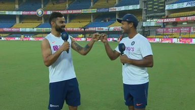 Virat interviews Man of the Moment Mayank Agarwal