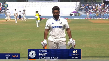 IND vs NZ 2024, 3rd Test: Rishabh Pant Wicket
