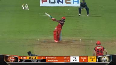 M21: SRH vs GT – Nicholas Pooran Six