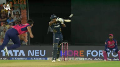 IPL 2025 M23: GT vs RR - Sai Sudharsan Six