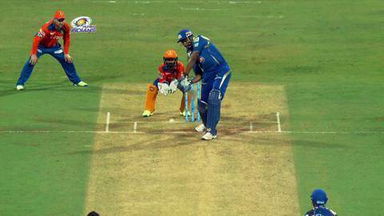 M9: MI vs GL – Kieron Pollard Wicket