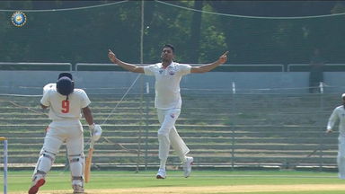 Ranji Trophy 2026-27, BCA vs JKCA: Baroda 1st Innings Fall of Wickets