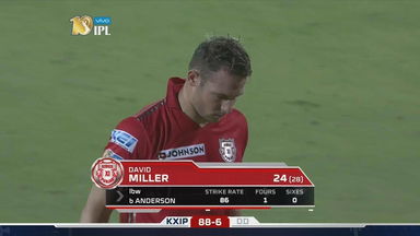 M15: DD vs KXIP – David Miller Wicket