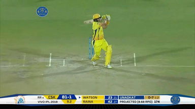 M43: RR vs CSK –  Shane Watson Six