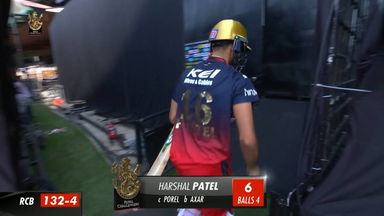 M20: RCB vs DC –  Harshal Patel  Wicket