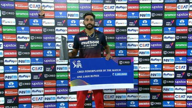 M39: RCB vs RR – CRED Power Player of the Match – Mohammed Siraj