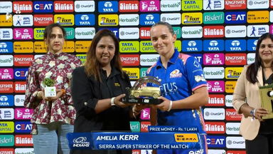 Sierra Super Striker of the Match: Match 10, UP Warriorz vs Mumbai Indians, WPL 2026: Amelia Kerr