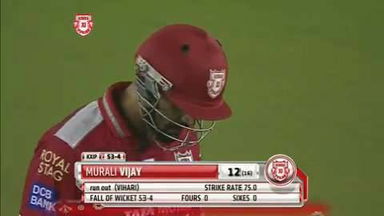 M27: KXIP vs SRH – Murali Vijay Wicket