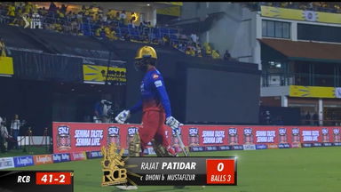 M01: CSK vs RCB – Rajat Patidar Wicket