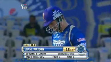 M41: RR vs SRH – Shane Watson Wicket