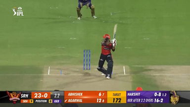 M47: SRH vs KKR – Mayank Agarwal Six