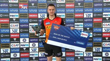 M40: SRH vs RR  – Man of the Match – Jason Roy