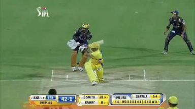 M28: CSK vs KKR – Suresh Raina Six