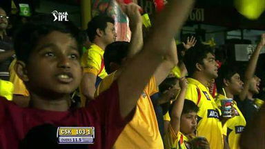 Final: KKR vs CSK – Raina's 1st Six
