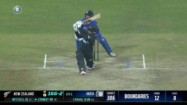 IND vs  NZ 2023, 3RD ODI: Devon Conway  Six